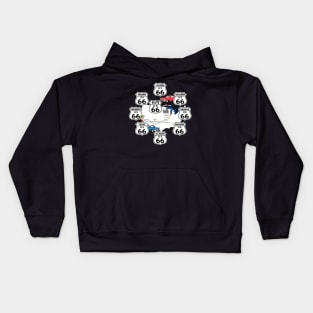 Route 66 - Composite - 3 Kids Hoodie